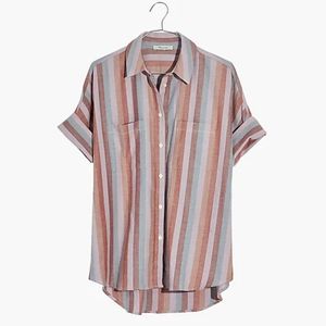 Madewell Courier in Sunrise Stripe